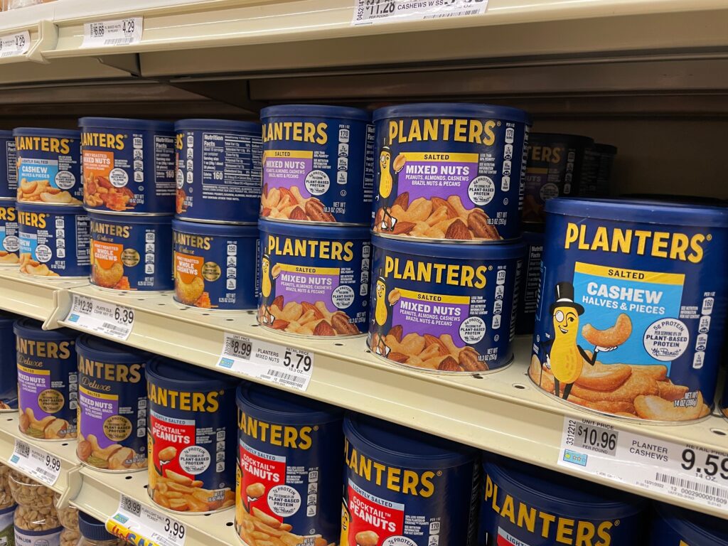 Planters Peanuts Recall Issued Over Listeria Food Poisoning Risks