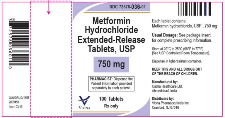 Viona Pharmaceuticals Metformin Recall Issued Over High Levels Of NDMA   OPT Metformin Hydrochloride Extended Release Tablets 768x0 C Default 